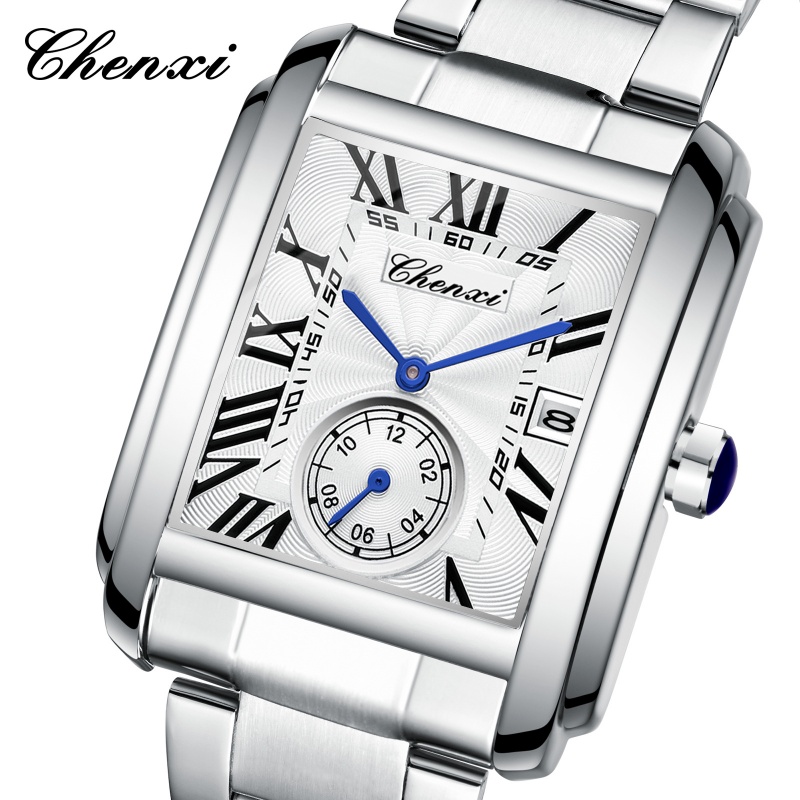 Cartier Watch Santos - CHENXI 8216 Quartz Watches Fashion Simple