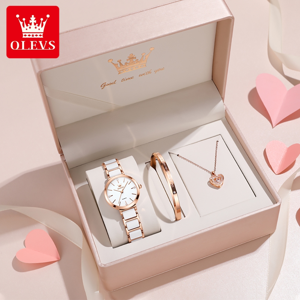 Jewellery Watch - OLEVS Women Watch 5877 Luxury Elegant