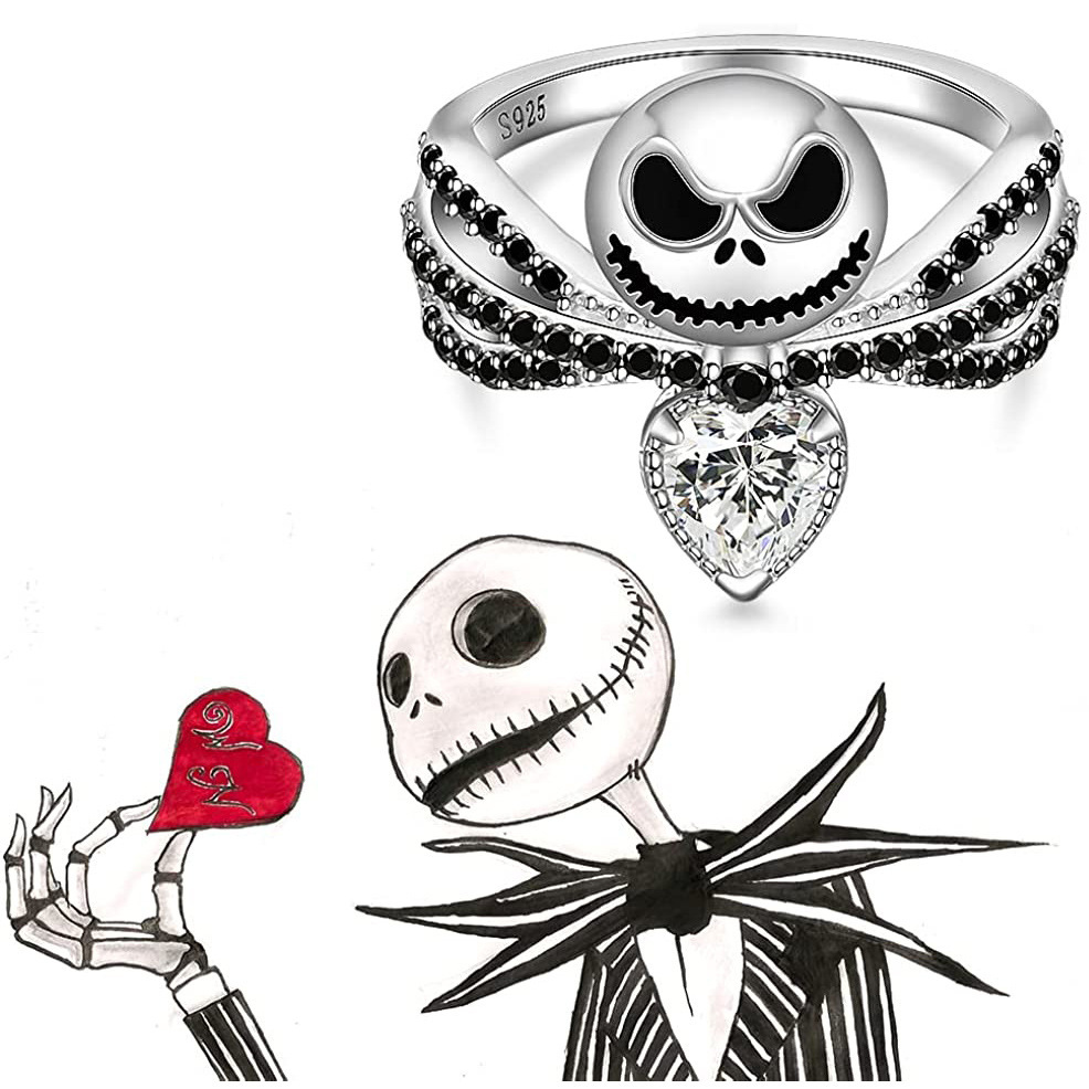 Gothic Skull Ring - Disney Movie The Nightmare Before Christmas