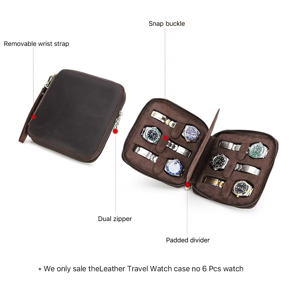 2/4/6 Slots Watch Storage Box  - Jewelry Box Organizer Watches recension och pris