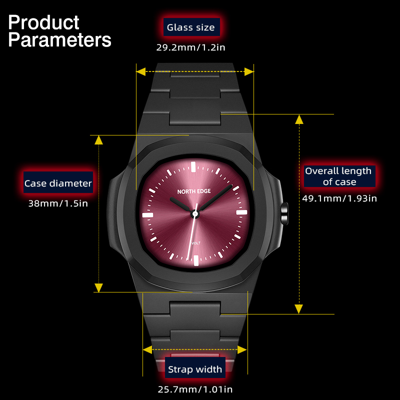 NORTH EDGE Watch for Man New V - Jewelry Box Organizer Watches recension och pris