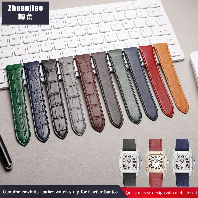 High Quality Cowhide Leather W - Cartier Watch Santos recension och pris