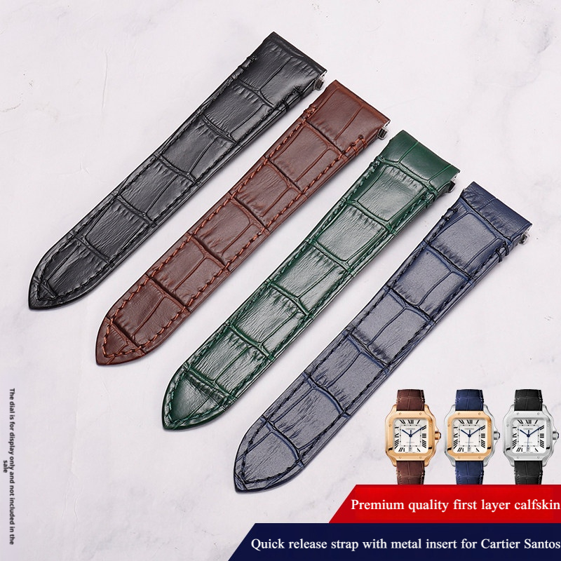 High Quality Cowhide Leather W - Cartier Watch Santos recension och pris