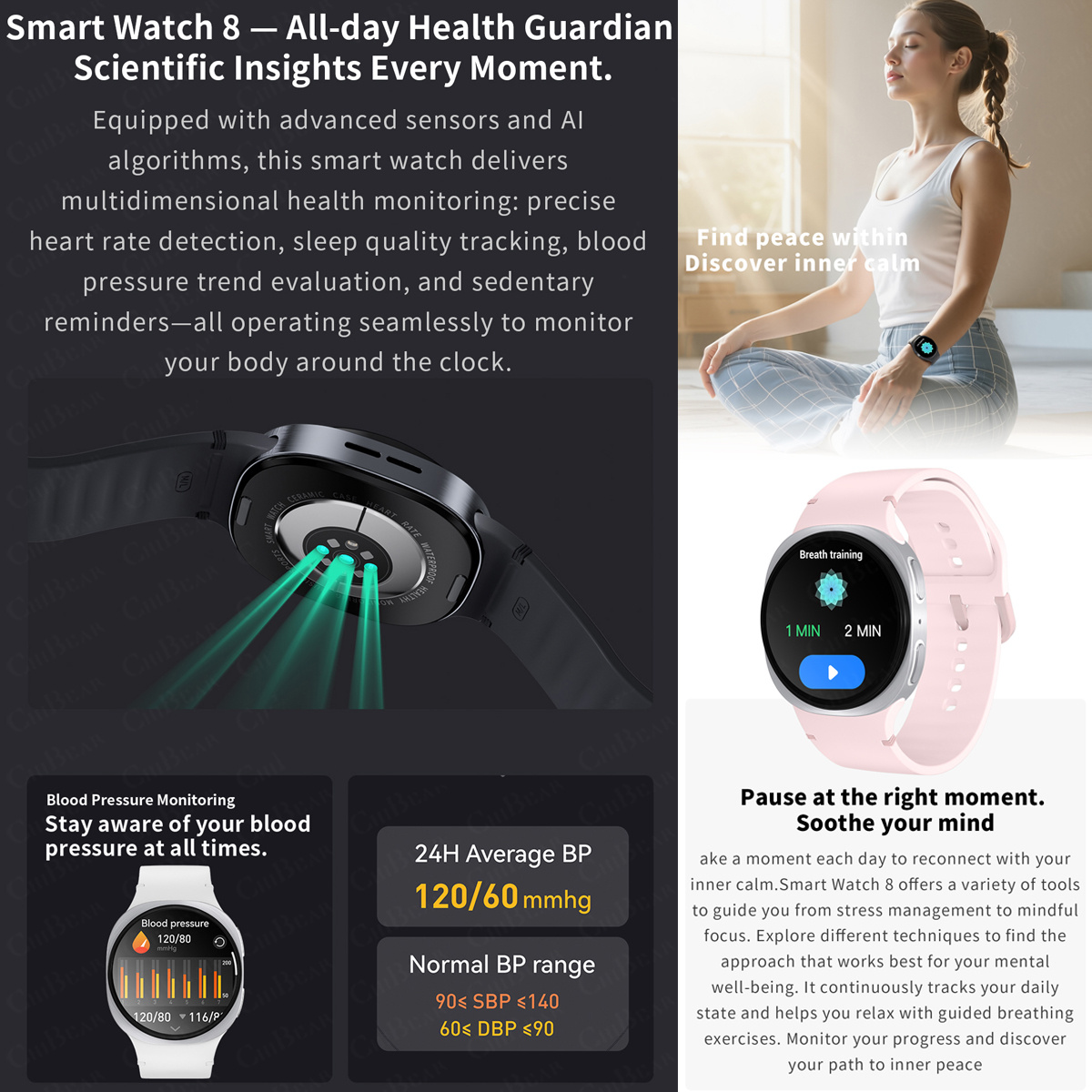 2026 New Watches 8 Mini GPS Tr - Italian Jewelry Watches recension och pris
