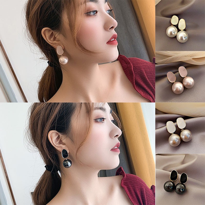 Big Brand High Class Noble Pea - Pearl Stud Earrings recension och pris