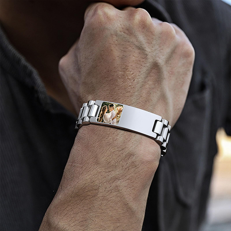 Custom Picture Text Bracelet W - Jewellery Watch recension och pris
