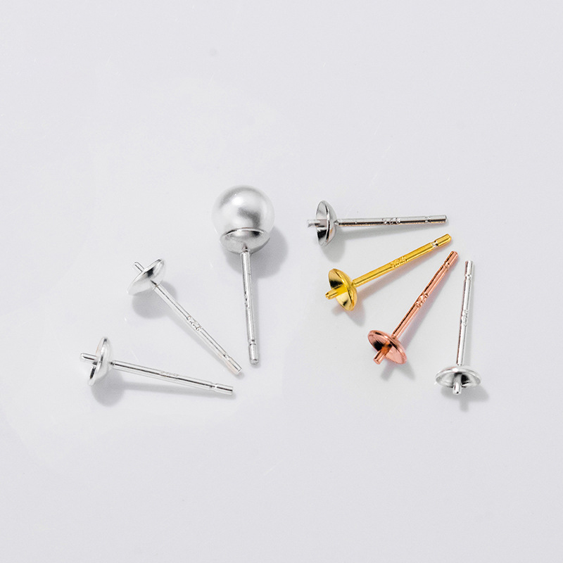 S925 Sterling Silver Earrings  - Pearl Stud Earrings recension och pris