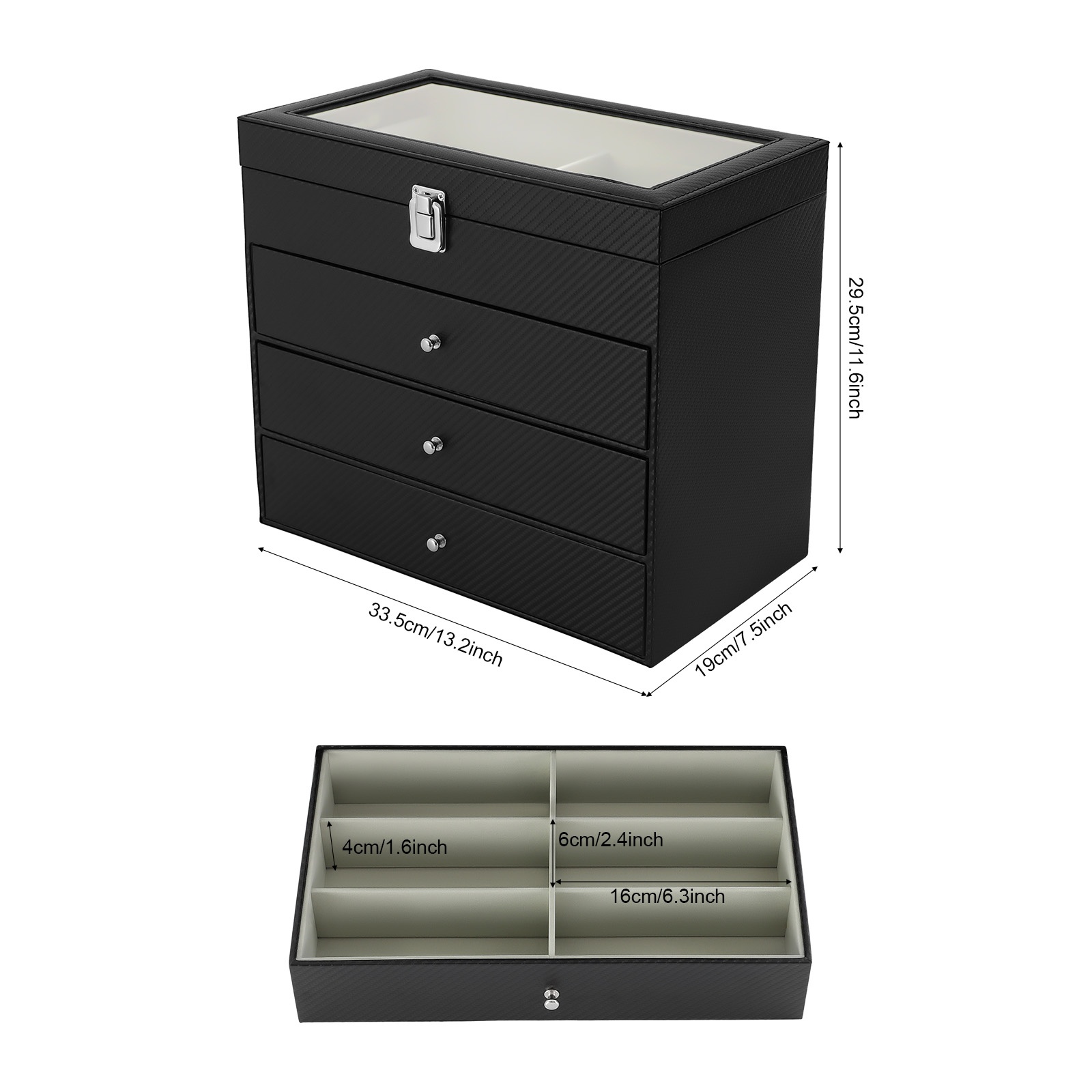 Glasses Display Box Glasses St - Jewelry Box Organizer Watches recension och pris