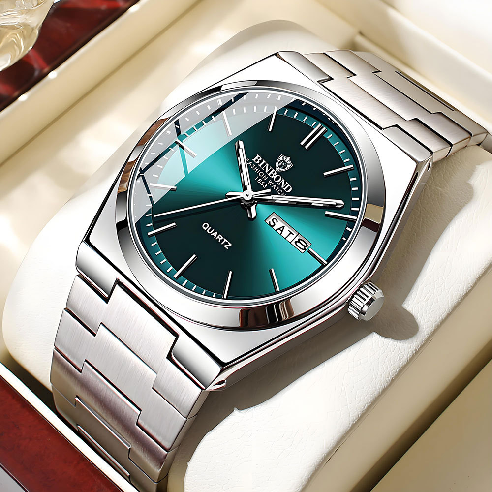 BINBOND Genuine Men Watch Ligh - Seiko Watch 5 Sports recension och pris