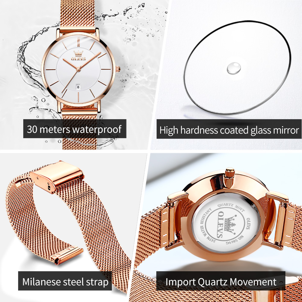OLEVS Woman Watch 5869 Elegant - Jewelry And Watches recension och pris