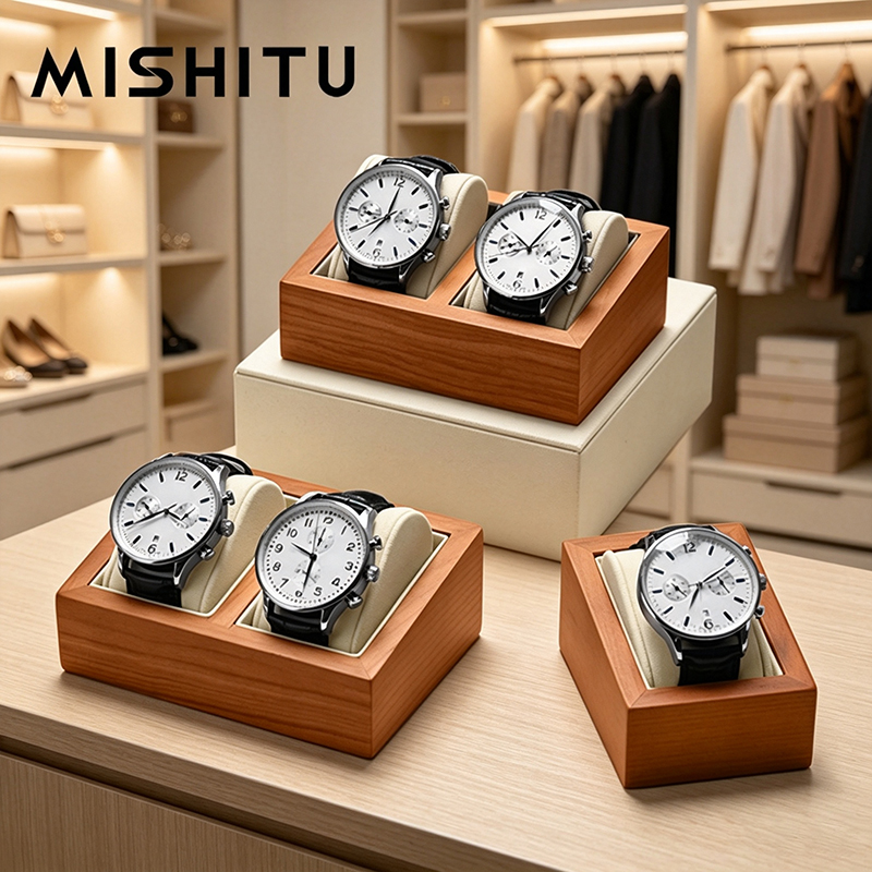 MISHITU Solid Wood Watch Stora - Jewelry Box Organizer Watches recension och pris