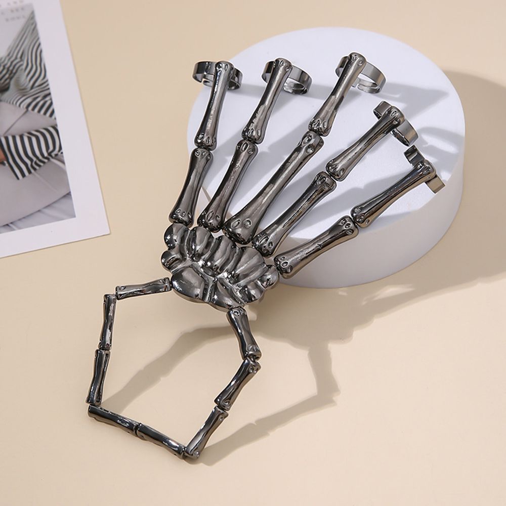 Metal Wristband Party Punk Got - Gothic Skull Ring recension och pris