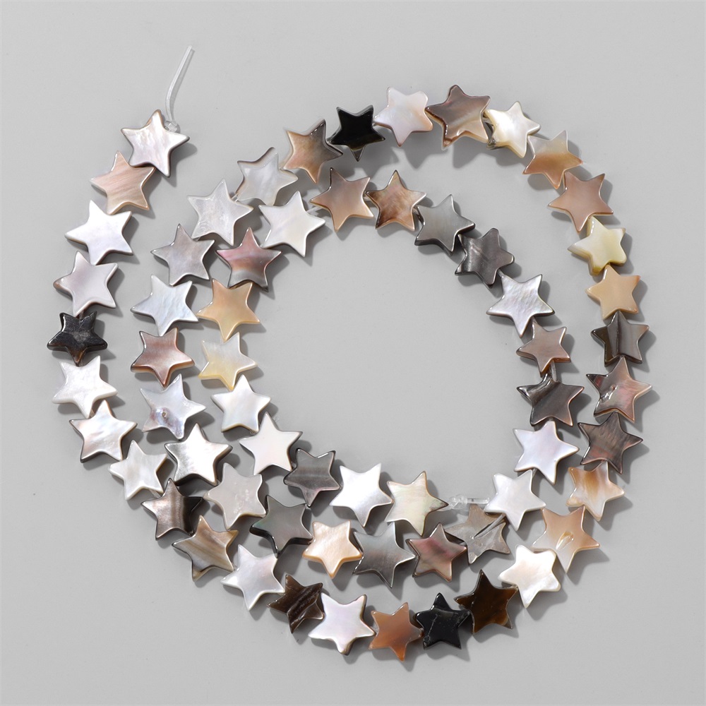 8/10/12mm Star Shape Black Gra - Pearl Stud Earrings recension och pris