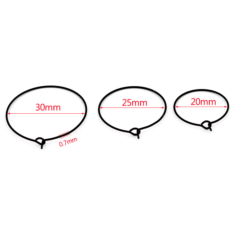 20Pcs 20mm 25mm 30mm Stainless - Hoop Earrings recension och pris