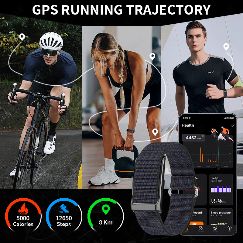LIGE Smart Watch Heart Rate Bl - Italian Jewelry Watches recension och pris