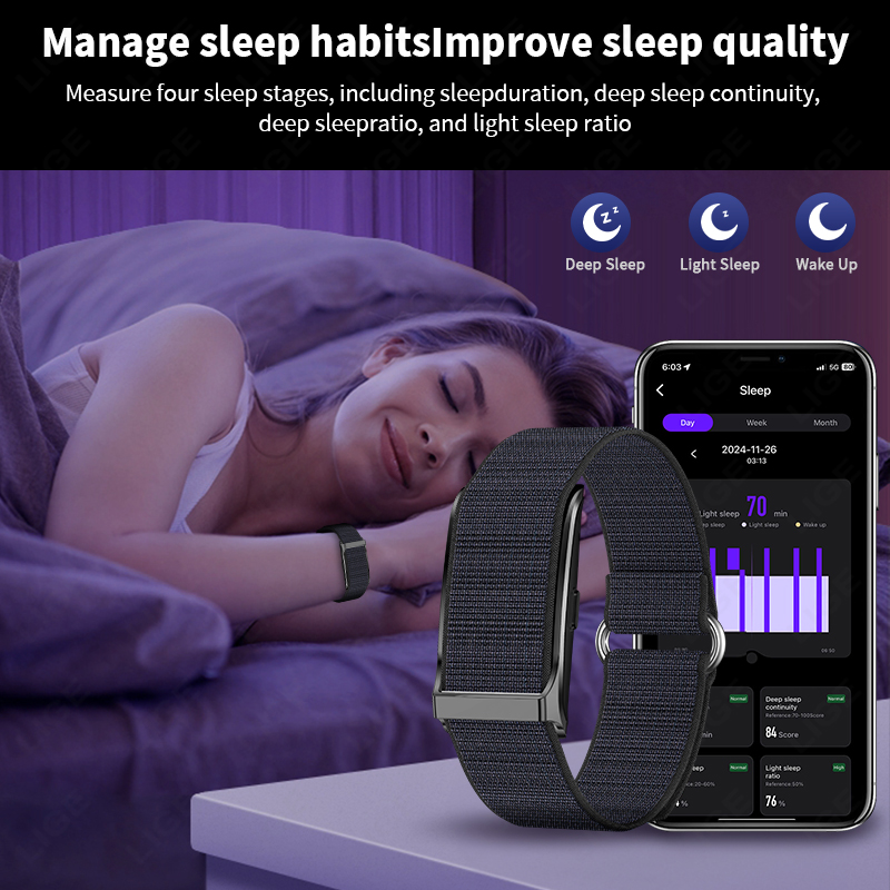 LIGE Smart Watch Heart Rate Bl - Italian Jewelry Watches recension och pris