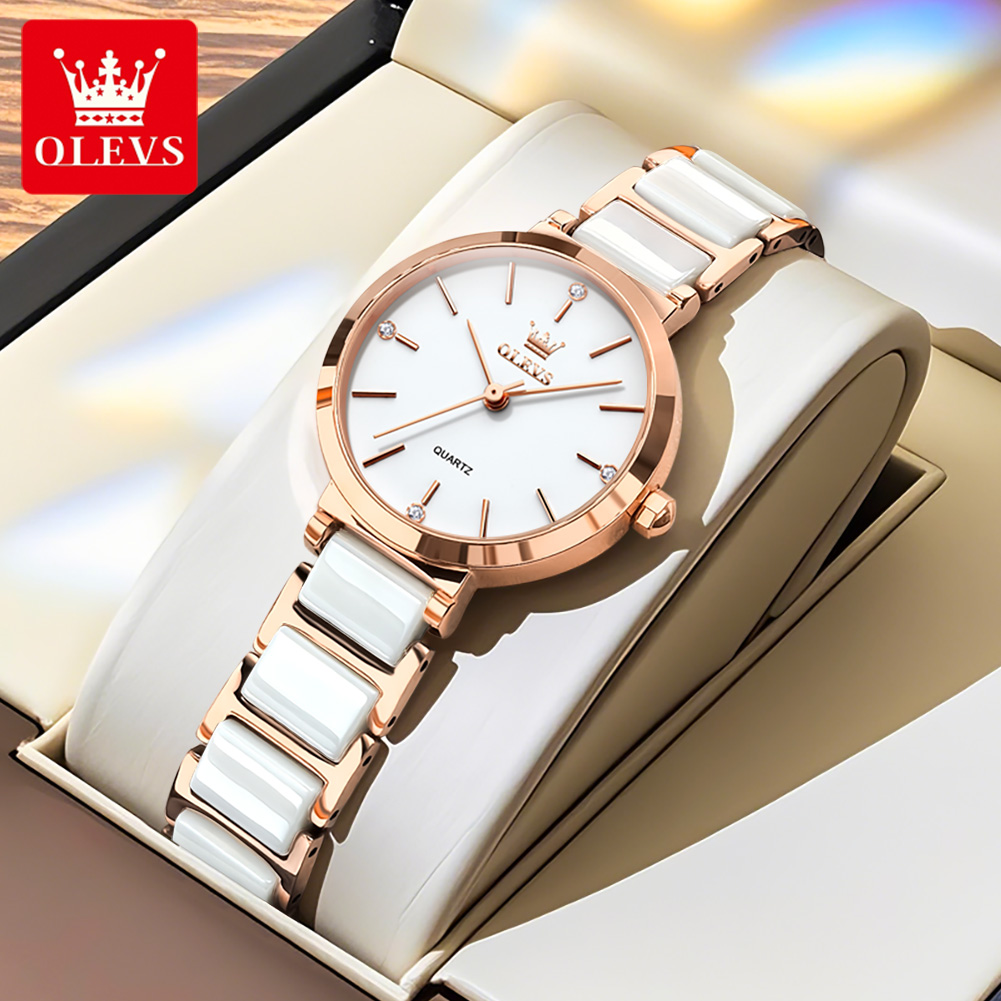 OLEVS Women Watch 5877 Luxury  - Jewellery Watch recension och pris