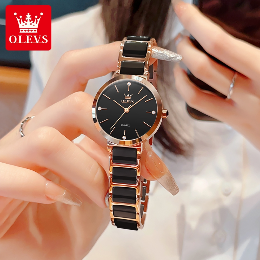 OLEVS Women Watch 5877 Luxury  - Jewellery Watch recension och pris