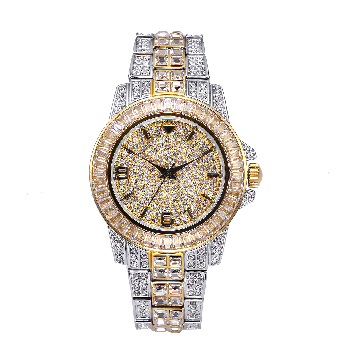 Luxury Full Stone Quartz Watch - Jewelry And Watches recension och pris