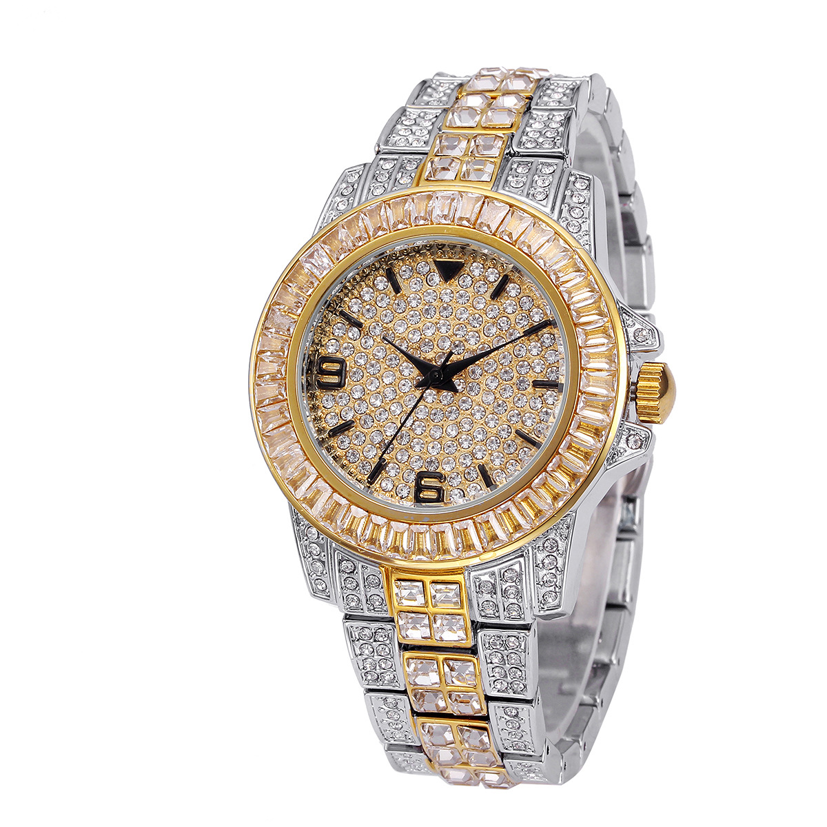 Luxury Full Stone Quartz Watch - Jewelry And Watches recension och pris