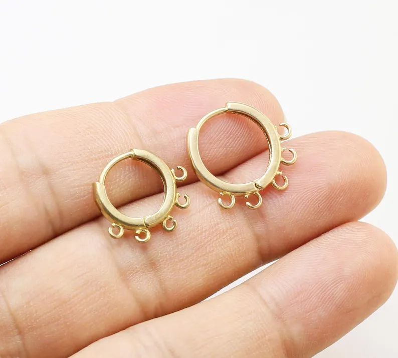 10pcs Brass Ear Hoops, Leverba - Hoop Earrings recension och pris