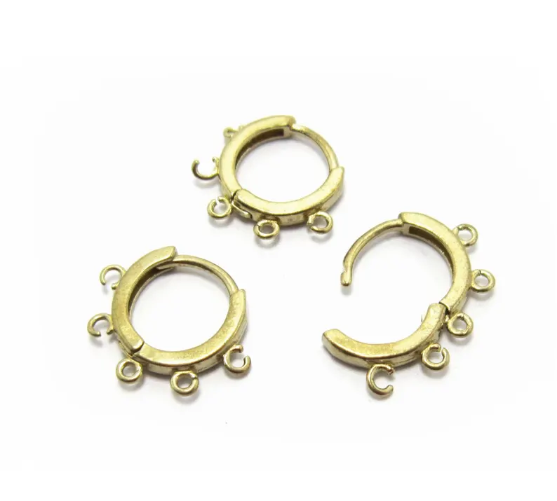 10pcs Brass Ear Hoops, Leverba - Hoop Earrings recension och pris