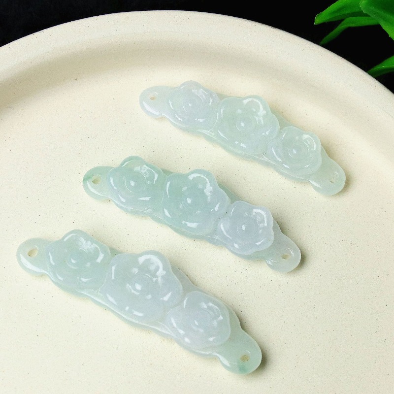 1pc Natural Jadeite Emerald Fl - Jewelry & Watches Sp Z Oo Ul Frezerów 3 recension och pris