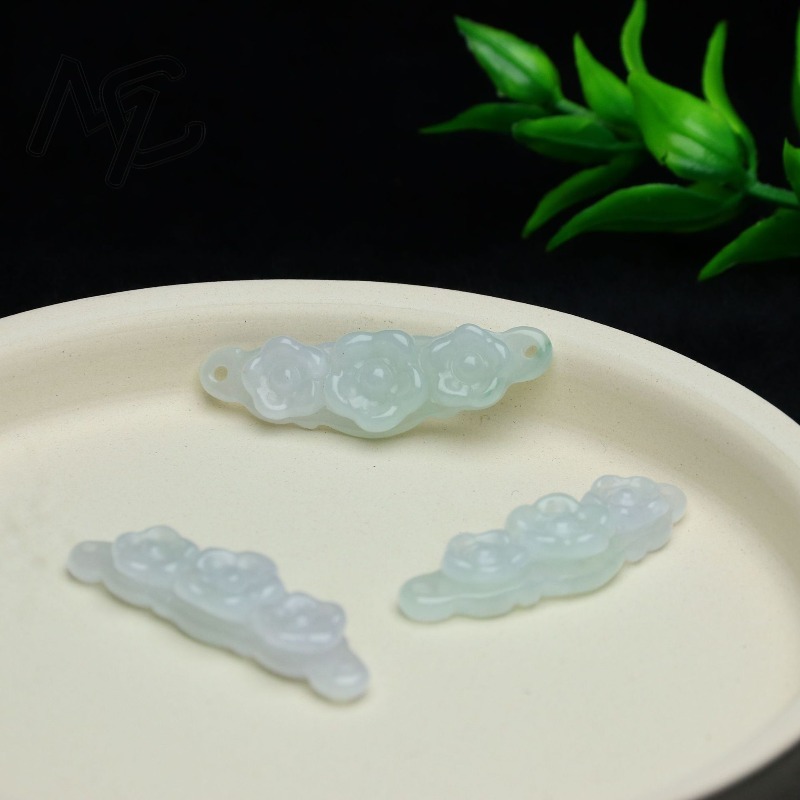 1pc Natural Jadeite Emerald Fl - Jewelry & Watches Sp Z Oo Ul Frezerów 3 recension och pris