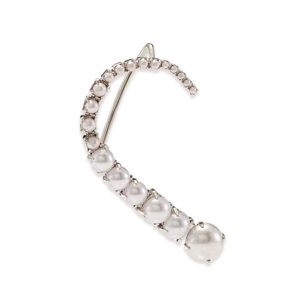 Stonefans Pearl Ear Clips With - Pearl Stud Earrings recension och pris