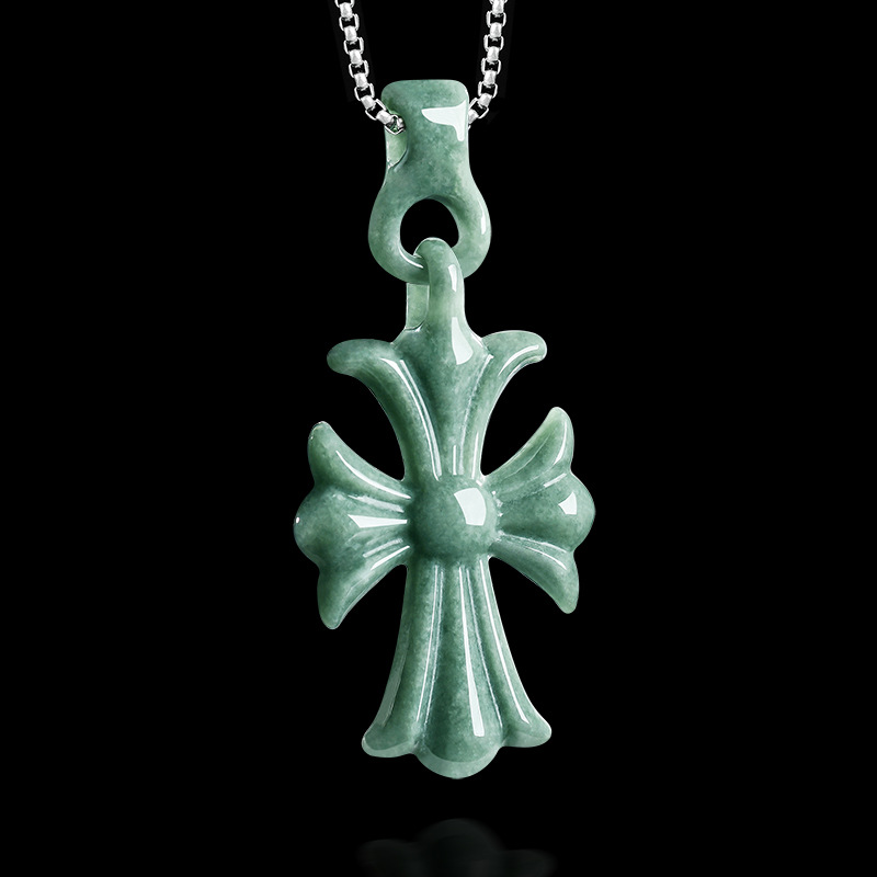 Natural Burmese Jadeite Cross  - Jewelry & Watches Sp Z Oo Ul Frezerów 3 recension och pris