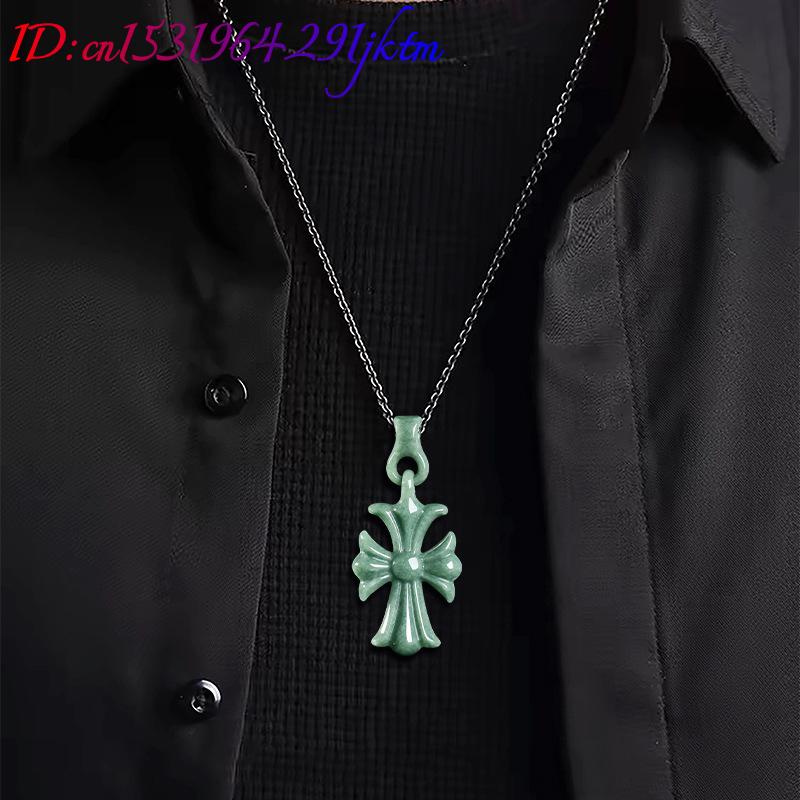 Natural Burmese Jadeite Cross  - Jewelry & Watches Sp Z Oo Ul Frezerów 3 recension och pris