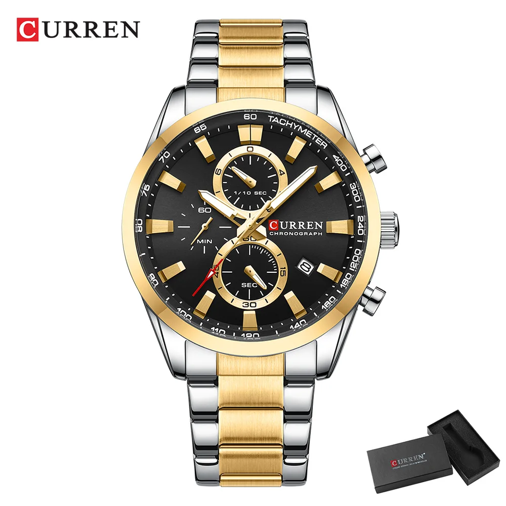 CURREN Casual Quartz Chrono Sp - Jewelry And Watches recension och pris