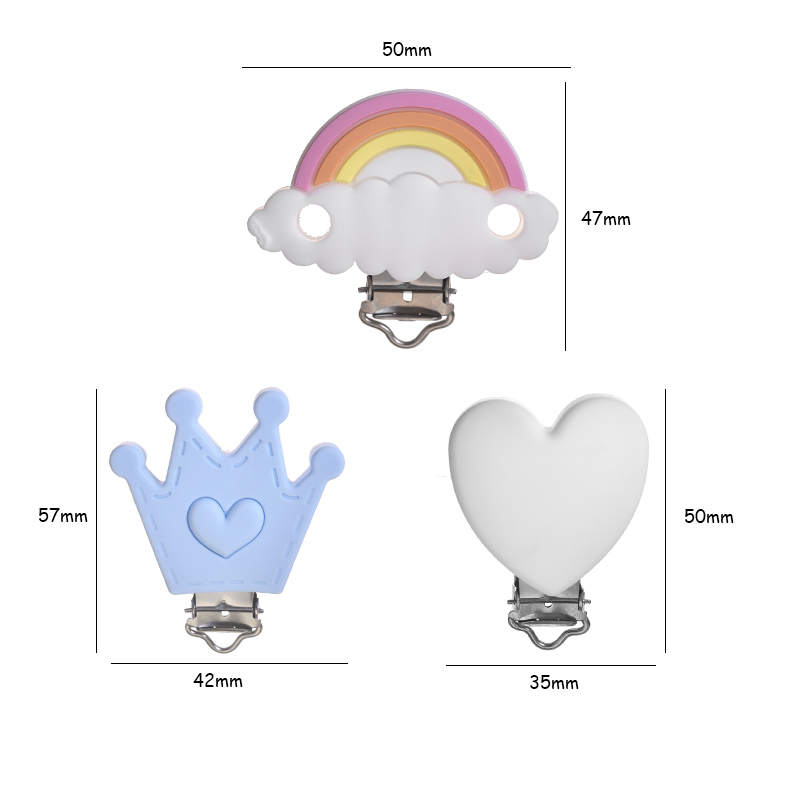 1Pc Baby Silicone Pacifer Clip - Pacific Jewelry & Watches Los Angeles recension och pris