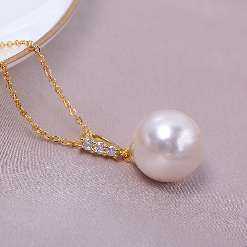 Domestic Copper 14K Gold, Prin - Pearl Stud Earrings recension och pris