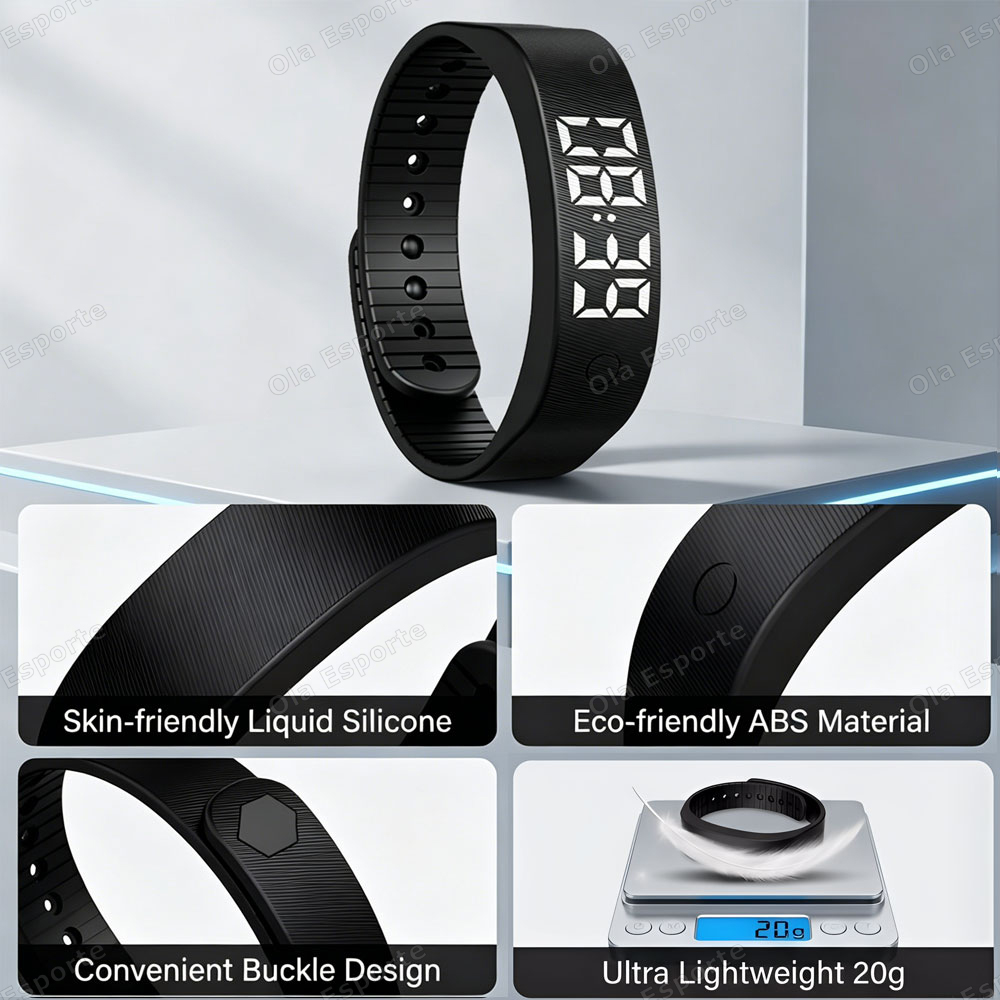 Vibrating Alarm Clock Watch He - Italian Jewelry Watches recension och pris