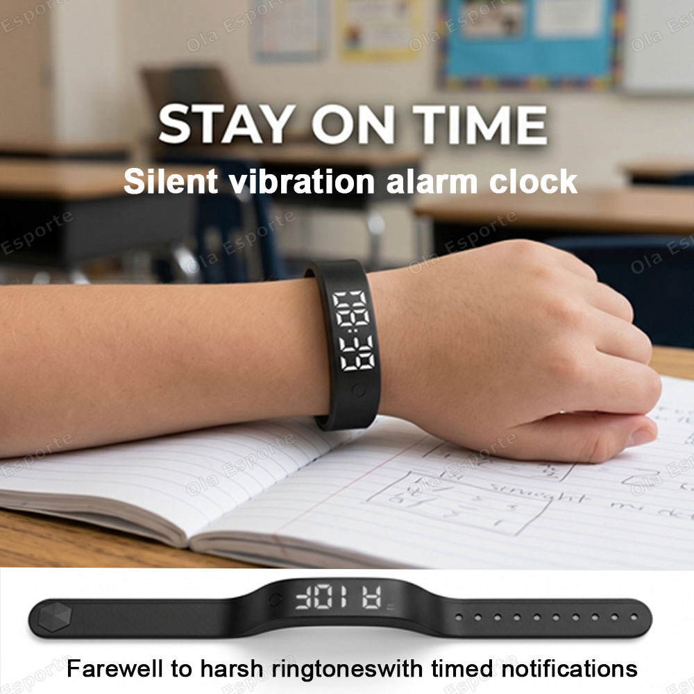 Vibrating Alarm Clock Watch He - Italian Jewelry Watches recension och pris