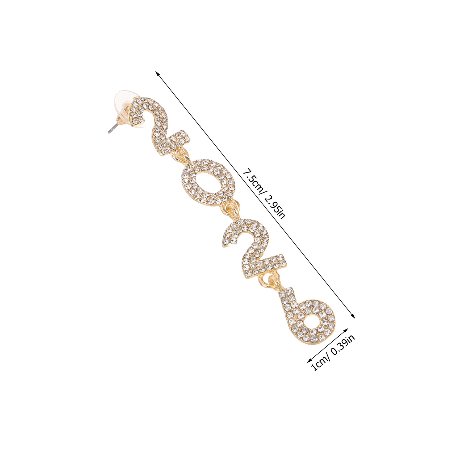 1Pair 2026 Year Dangle Earring - Eve Jewelry & Watches Distribuidor Oficial Rolex Buenos Aires recension och pris