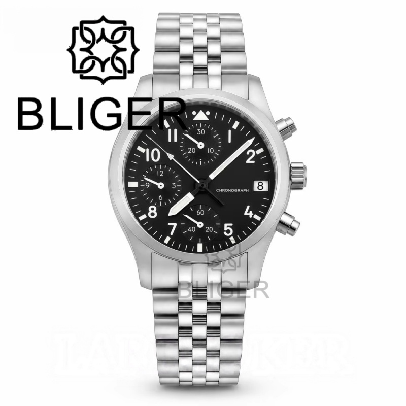 BLIGER Full Black Brushed 38mm - Jewellery Watch recension och pris