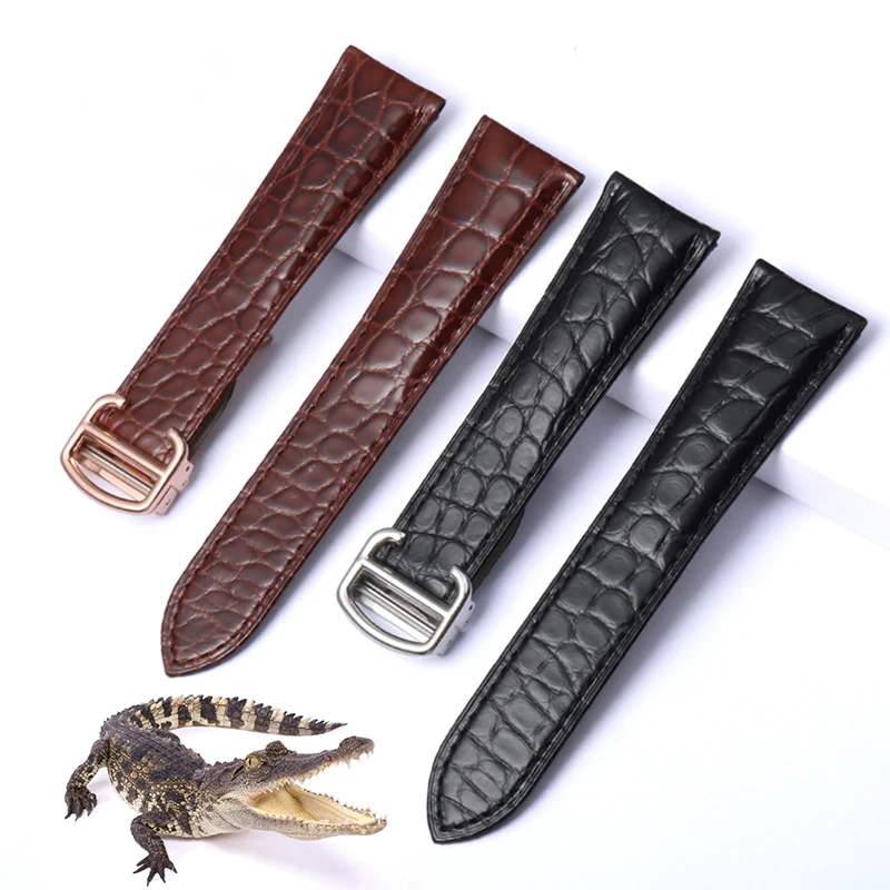 Alligator Genuine Leather Watc - Cartier Watch Santos recension och pris