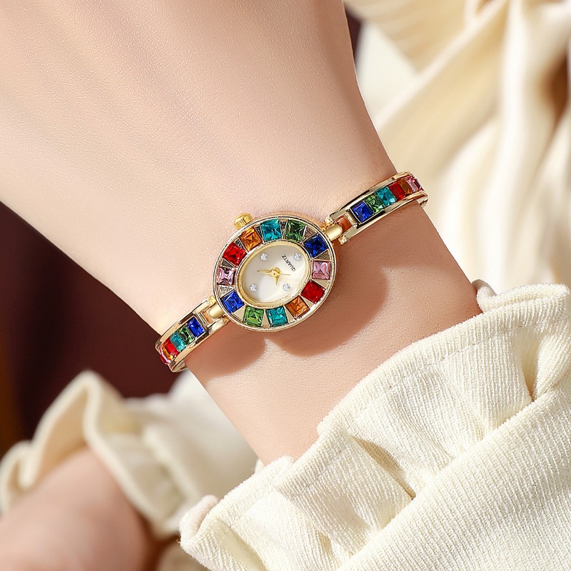 2pcs Elegant Colorful Rhinesto - Jewelry Box Organizer Watches recension och pris