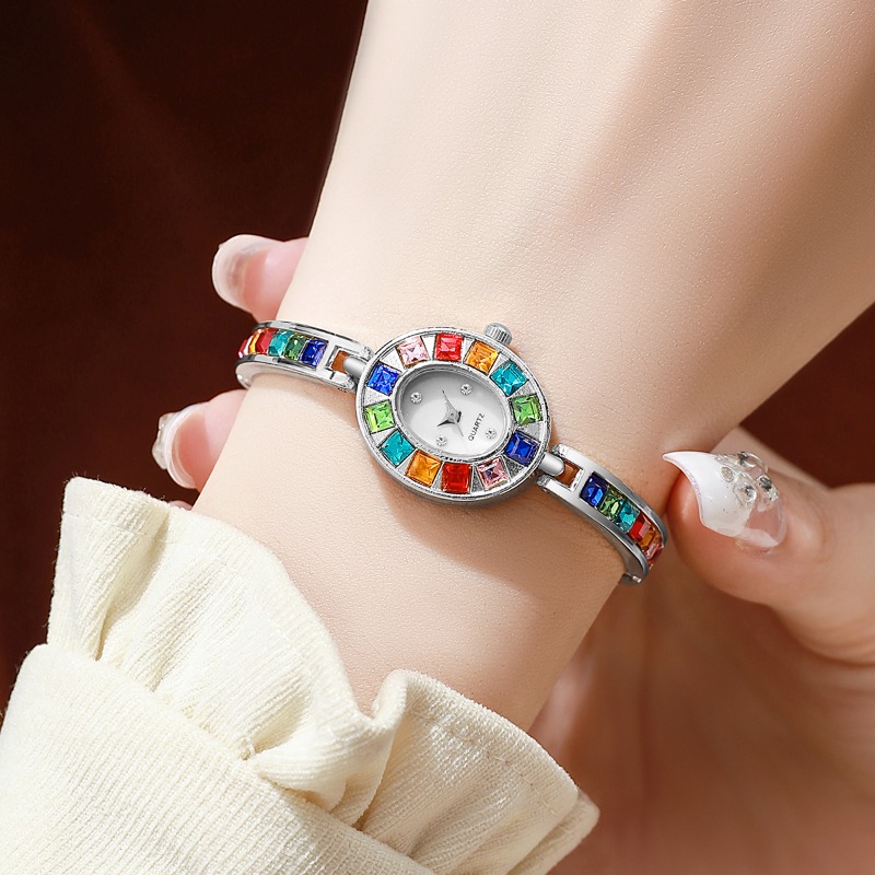 2pcs Elegant Colorful Rhinesto - Jewelry Box Organizer Watches recension och pris