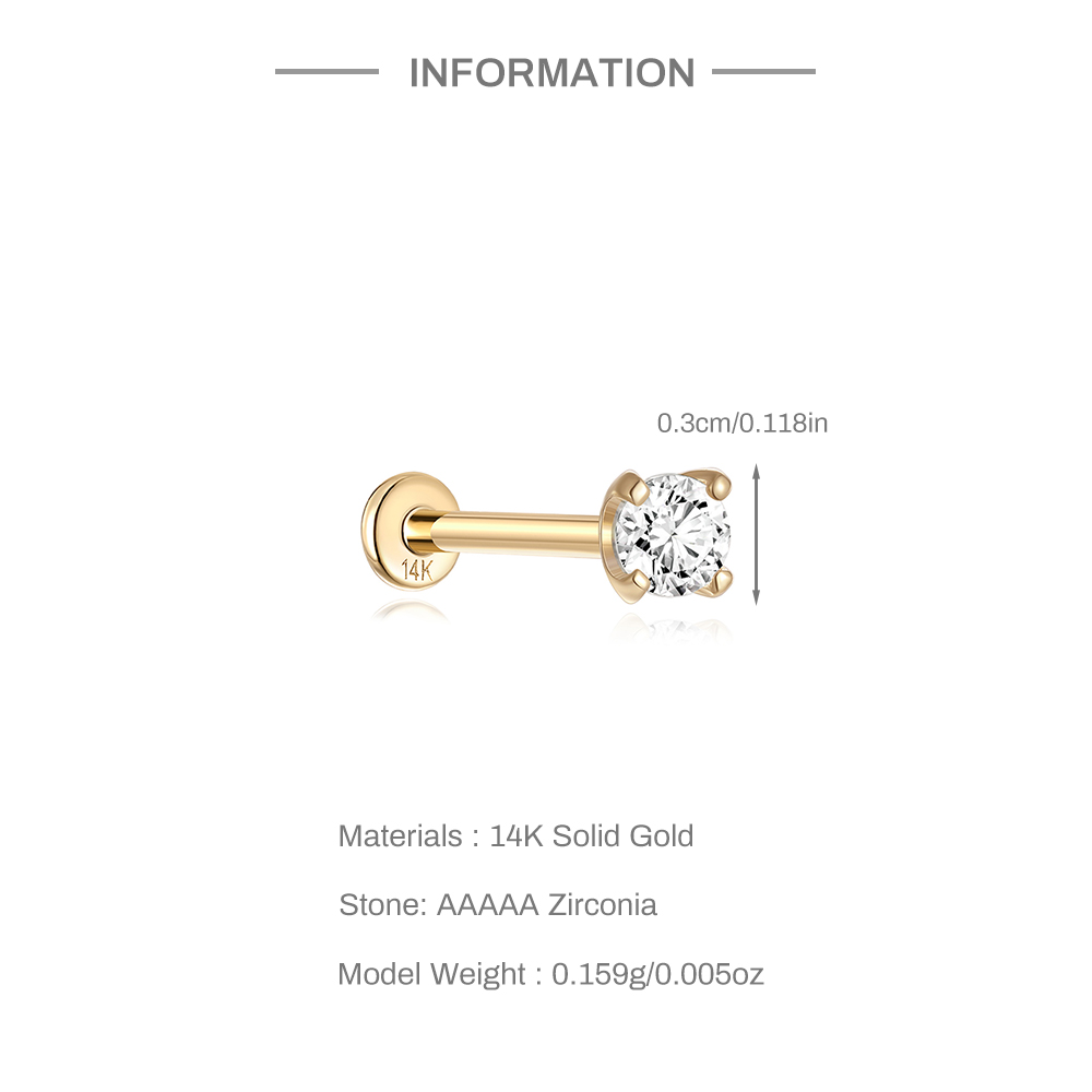 Aide DIY Zircon Pearl Earring  - Pearl Stud Earrings recension och pris
