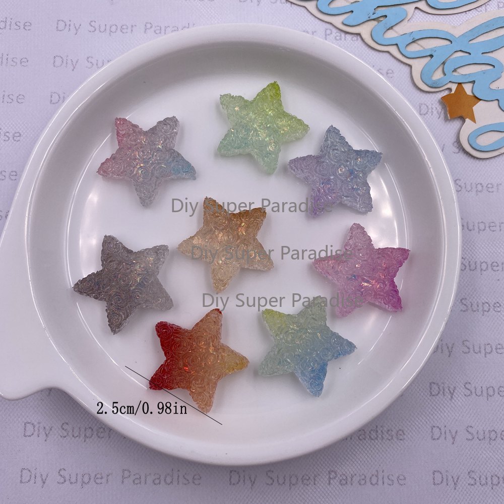 10PCS Resin Clear Candy Color  - Paradise Jewelry & Watches Llc Miami recension och pris