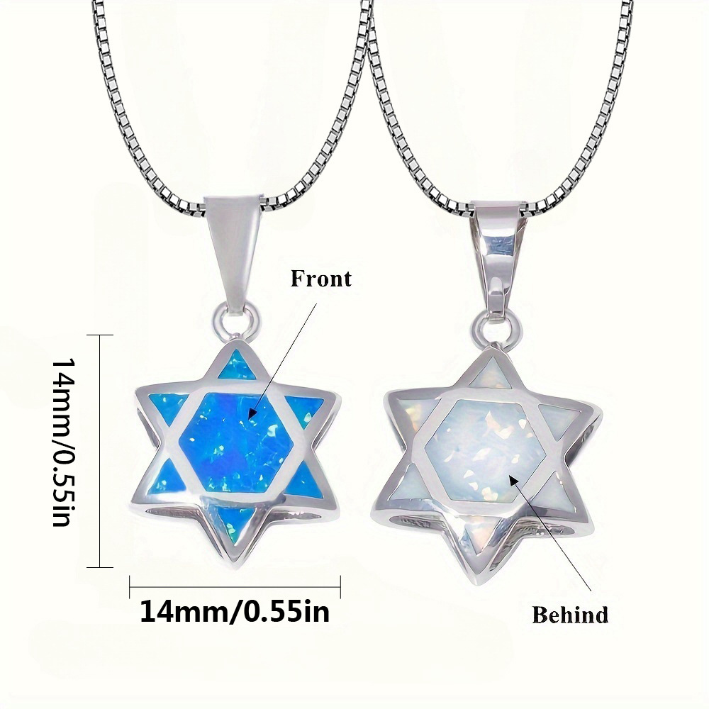 Star of David Opal Pendant Nec - Jewelry & Watches Sp Z Oo Ul Frezerów 3 recension och pris