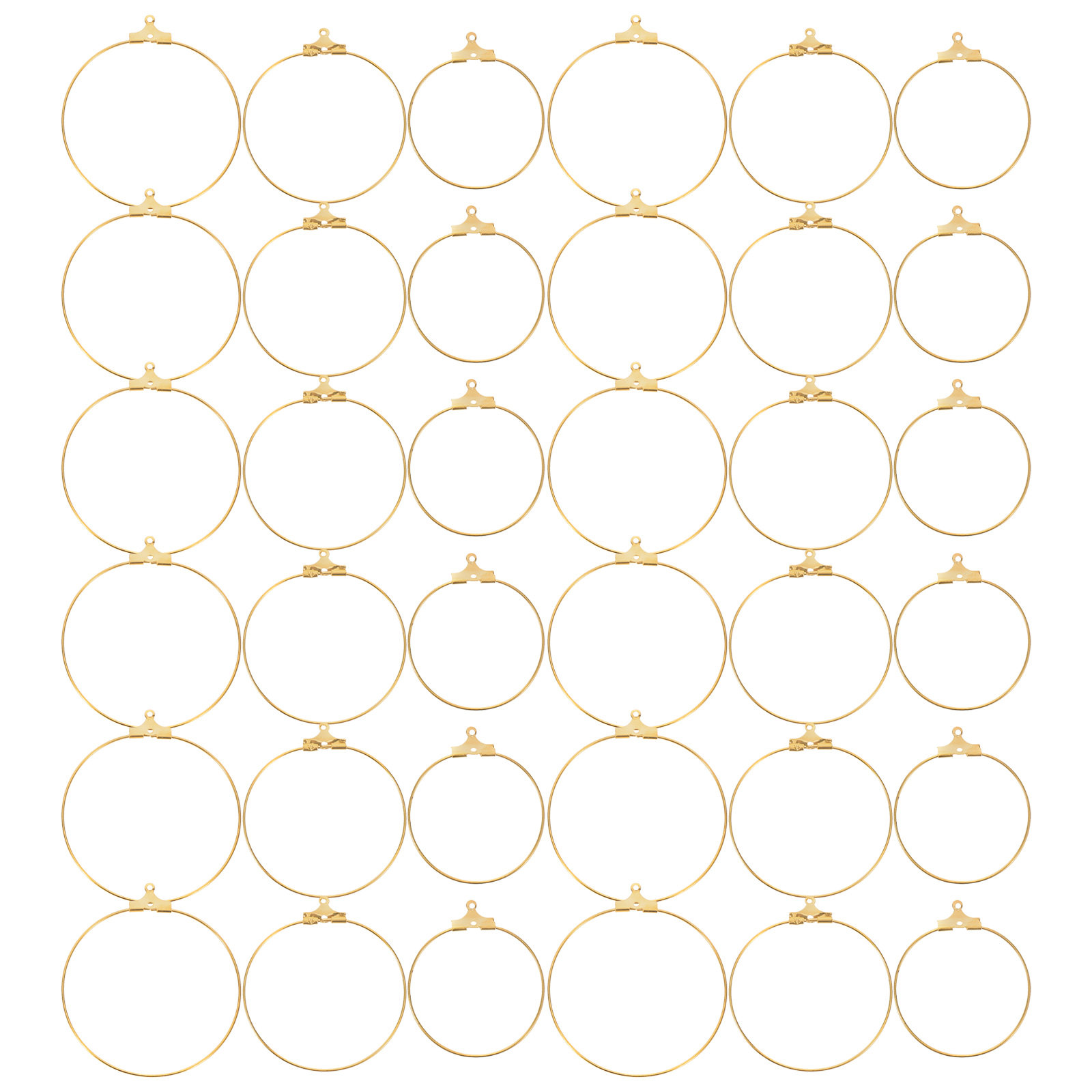 90Pcs Hoop Earrings Findings J - Hoop Earrings recension och pris