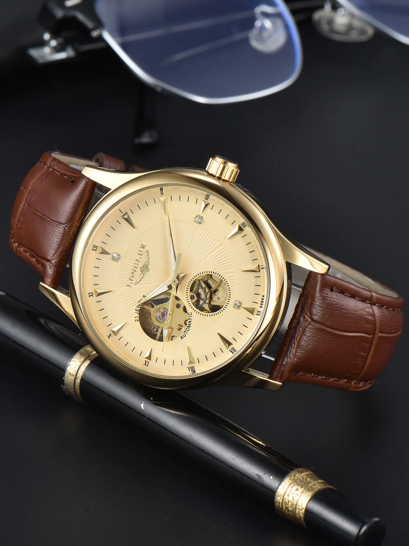 LONGLUX Automatic Watch Elegan - Seiko Watch 5 Sports recension och pris