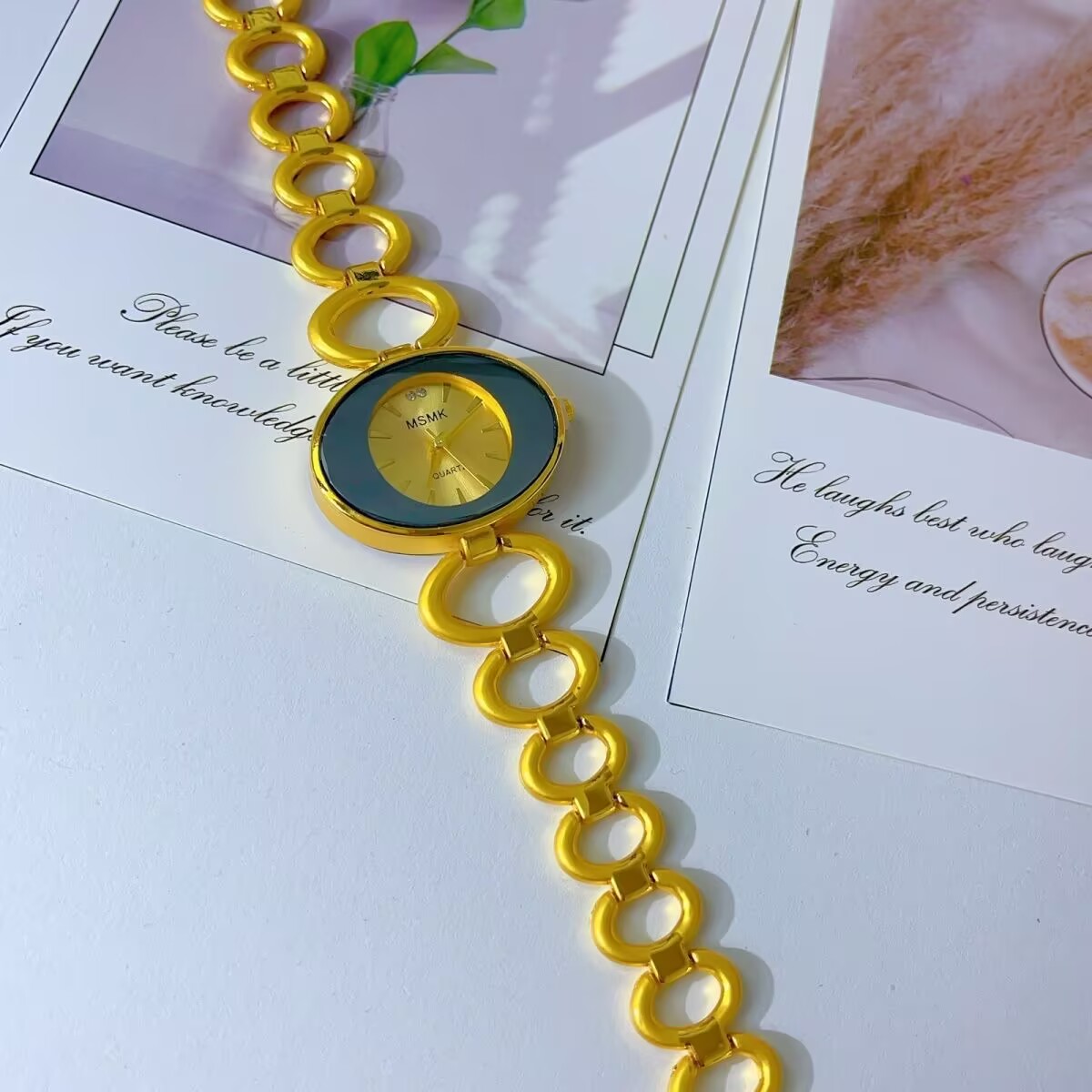 New American 24K Gold Plated W - Jewelry And Watches recension och pris
